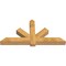 Ekena Millwork Kennewick Rough Sawn Timber Gable Bracket, Western Red Cedar, 72"W x 36"H x 6"D x 6"F, 12/12 Pitch GBW072X36X0606KEN00RWR - alternate 3